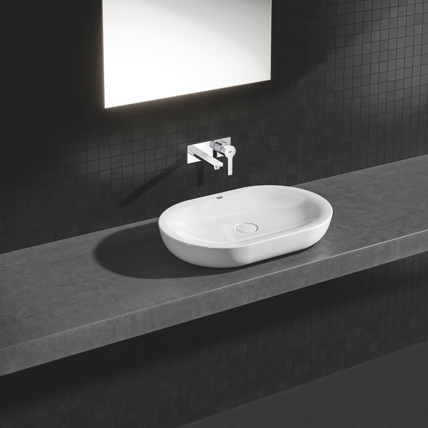Змішувач для раковини на 2 отвори M-Size Grohe Lineare (19409001)