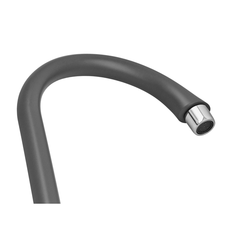 Смеситель для кухни Plamix Mario-011 Graphite (без подвода) (Цвет графит) (PM6099)