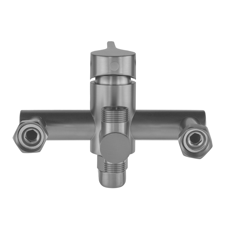 Душевая колонна со смесителем Zerix Rex-009-J Graphite из нерж. стали (Цвет графит) (ZX6126)
