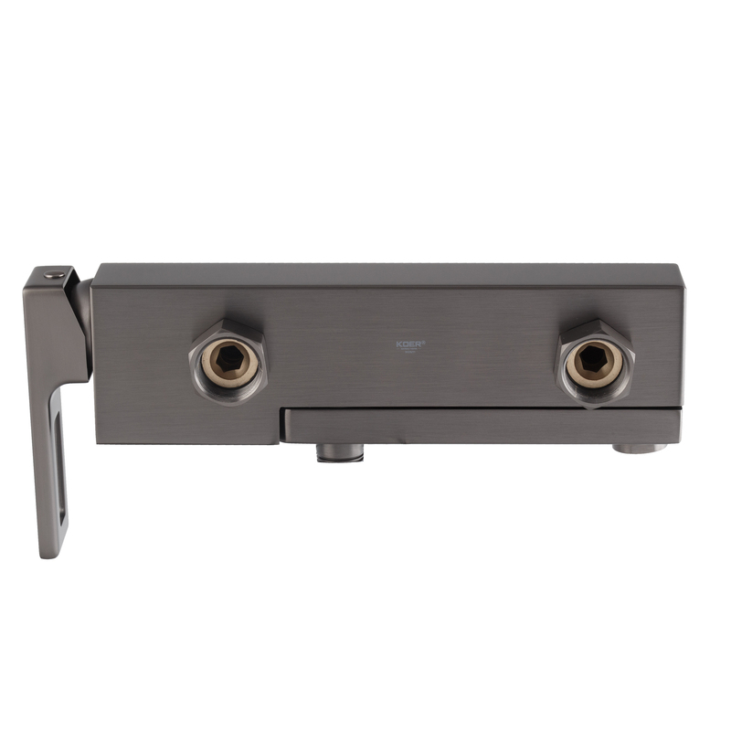 Змішувач для ванни з коротким виливом Koer KB-41009-07 (Колір графіт) (KR5986)