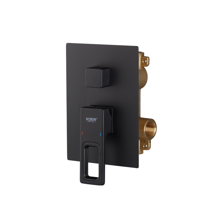 Душевая система встраиваемая Koer KB-66009-05 3 функции (Цвет черный) (KR6020)