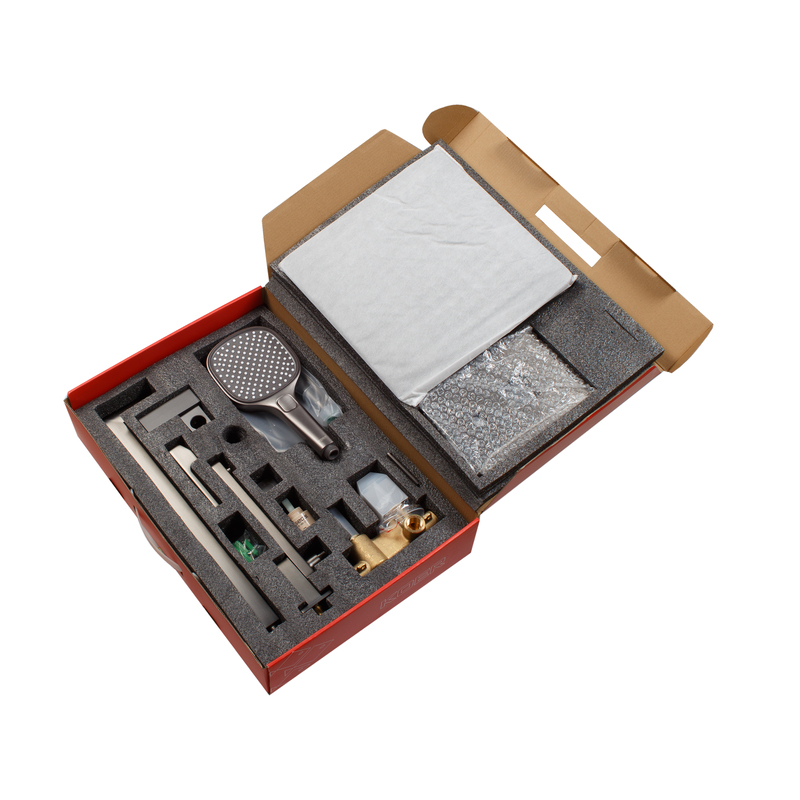 Душова система вбудована Koer KB-66009-07 3 функціі (Колір графіт) (KR5991)