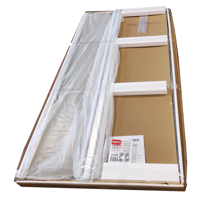 Душевая перегородка Koer SR SP03-120x200-TR-01 Walk-In прозрачное стекло Easy Clean 8мм, хром (KR5398)