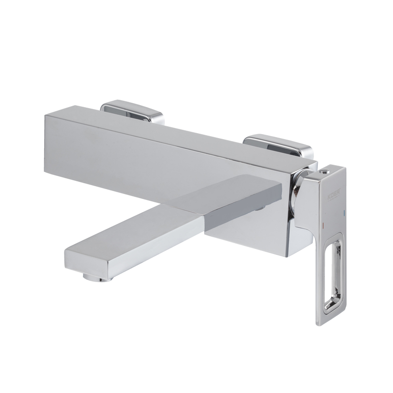 Змішувач для ванни з коротким виливом Koer KB-41009-01 (Колір хром) (KR6017)