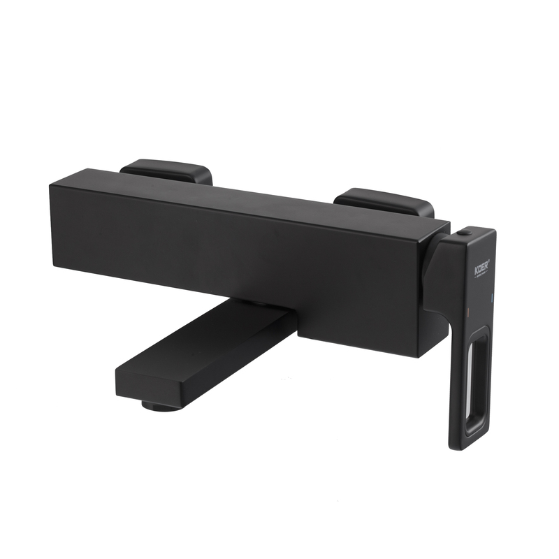 Змішувач для ванни з коротким виливом Koer KB-41009-05 (Колір чорний) (KR6018)