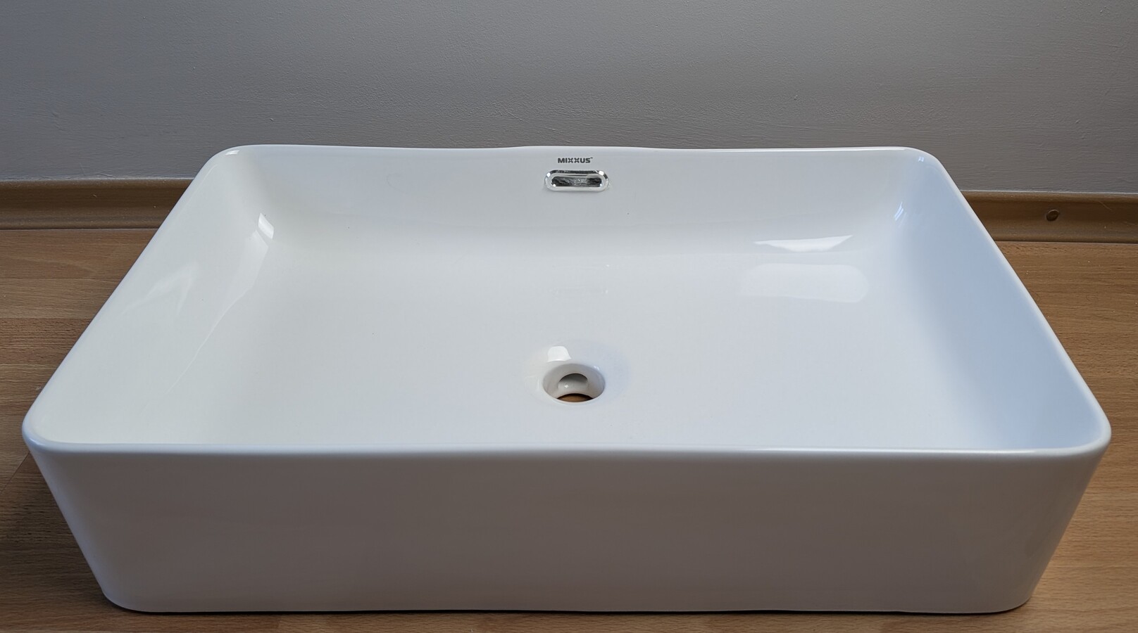 Уцінка - Раковина накладна Mixxus Premium QUADRO-0209 600х370х140mm з переливом (MP6522-20260519161208)