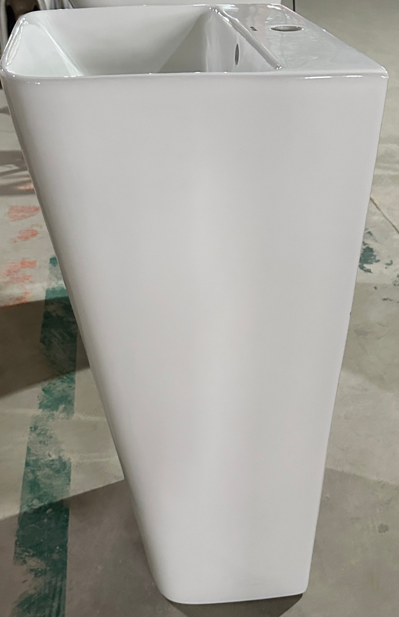 Раковина моноблок MIXXUS STYLE-1101 440х380х830mm (отвір під змішувач, перелив) (MI6696)
