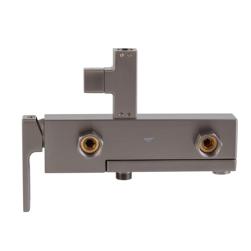 Душова колона зі змішувачем Koer KB-56009-07 3 функціі (Колір графіт) (KR5988)