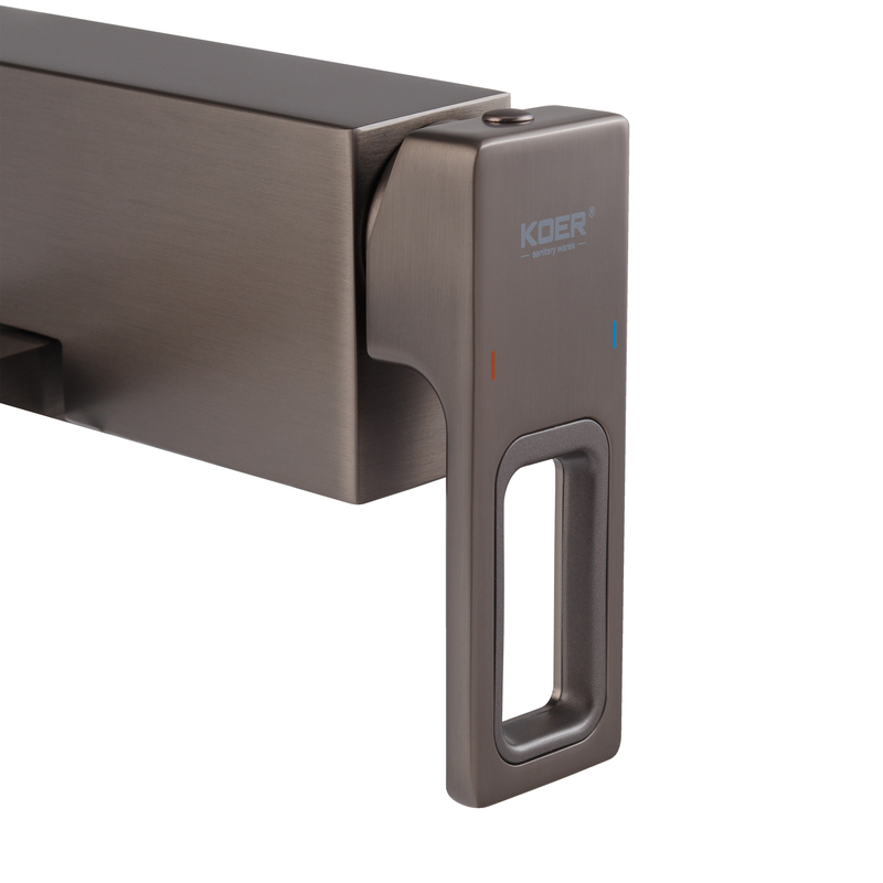 Душова колона зі змішувачем Koer KB-56009-07 3 функціі (Колір графіт) (KR5988)