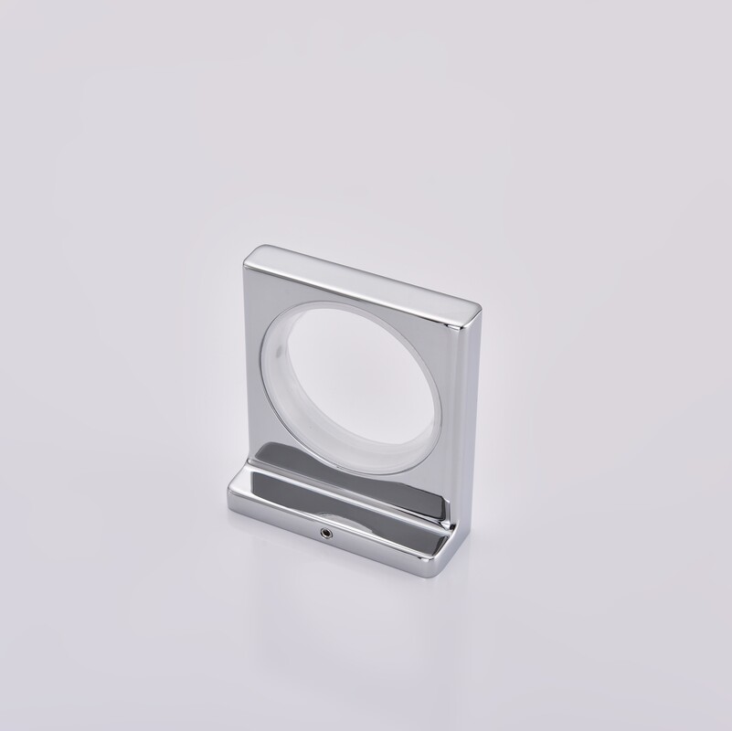 Стакан одинарный настенный Koer AS-0103-01 (стекло) цвет хром глянец (KR6165)