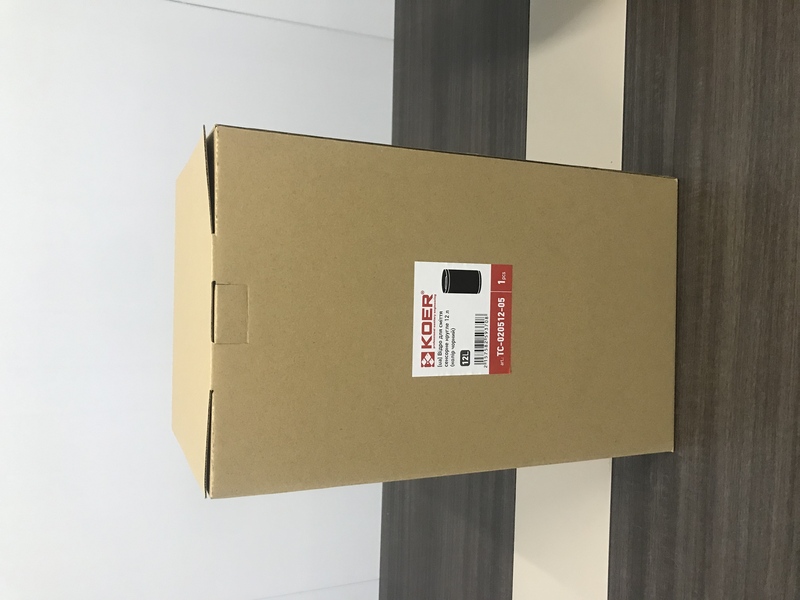 Відро для сміття сенсорне кругле KOER TC-020512-05 12 л (колір чорний) (KR5937)