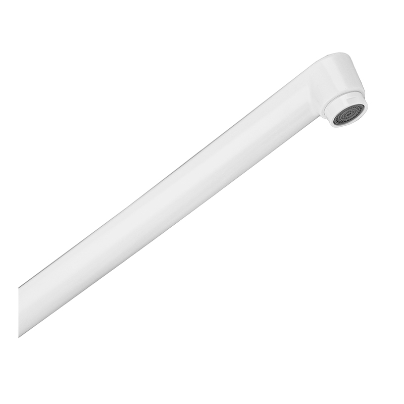 Смеситель для ванны PLAMIX OSCAR-006 EURO SET WHITE (со шлангом, лейкой и кронштейном) (MX1895)
