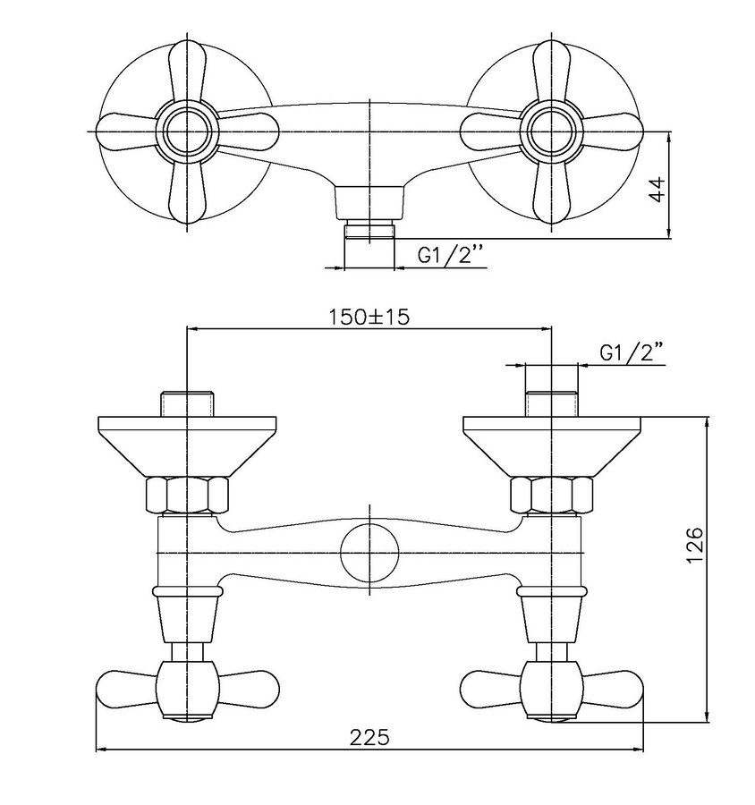 Смеситель для душа Haiba Dominox 003 (HB0060)