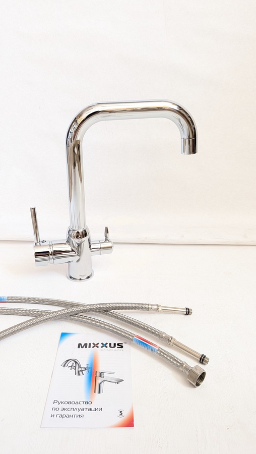 Уценка - Кухонный смеситель на две воды Mixxus Premium Atrio 021 (MI5933-20260703-8307)