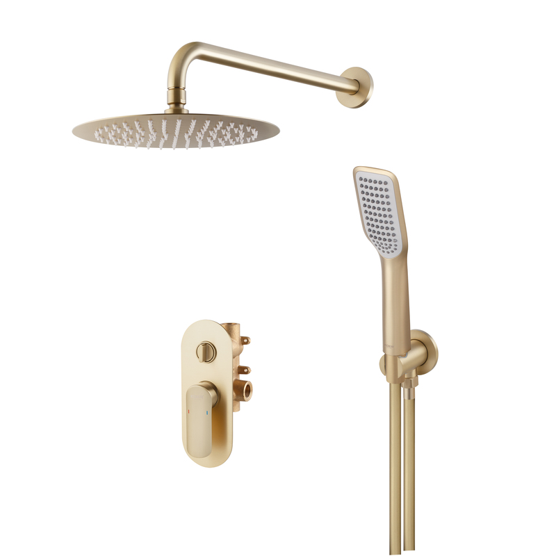 Душова система вбудована KOER KB-62028-12, 2 функції (Колір матове золото) (KR6010)