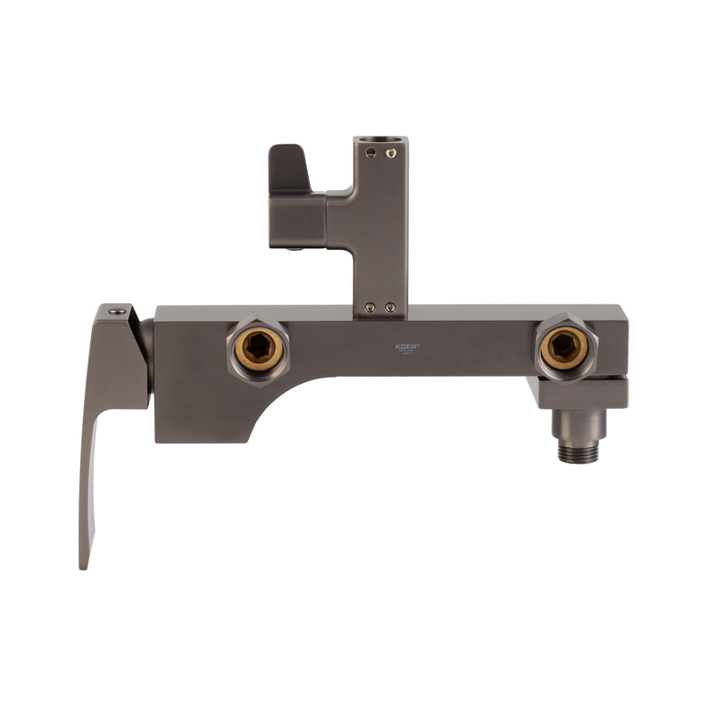 Душова колона зі змішувачем Koer KB-56037-07 3 функції (Колір графіт) (KR6002)