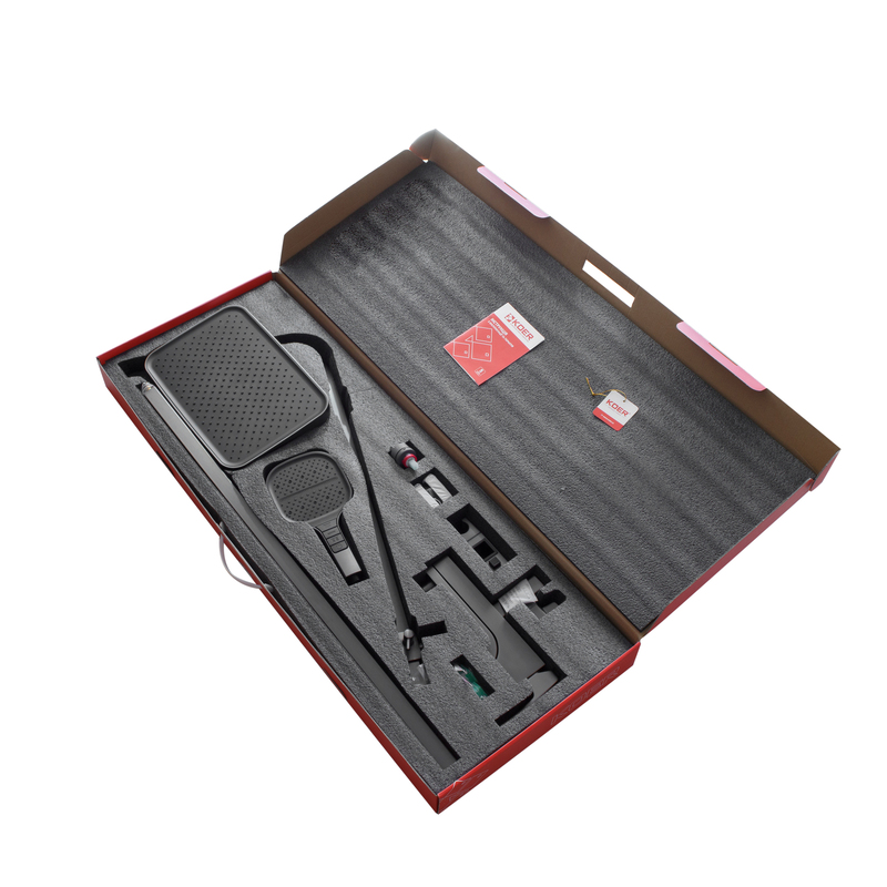 Душова колона зі змішувачем Koer KB-56037-07 3 функції (Колір графіт) (KR6002)