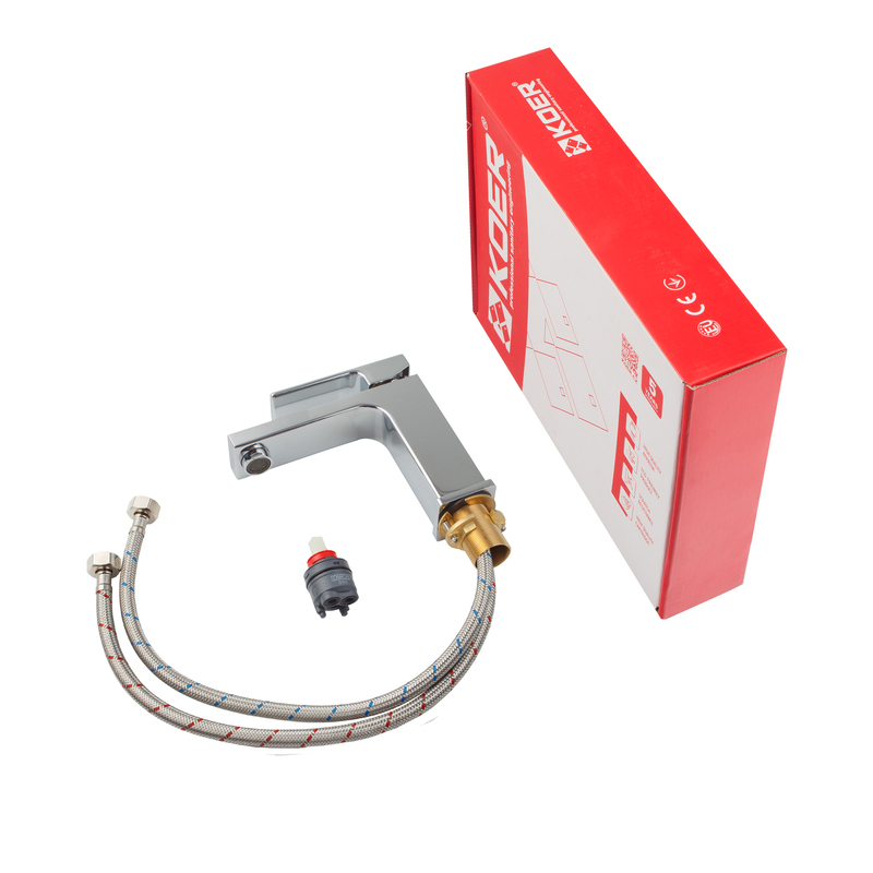 Змішувач для умивальника Koer KB-10039-01 (Колір хром) (KR5994)