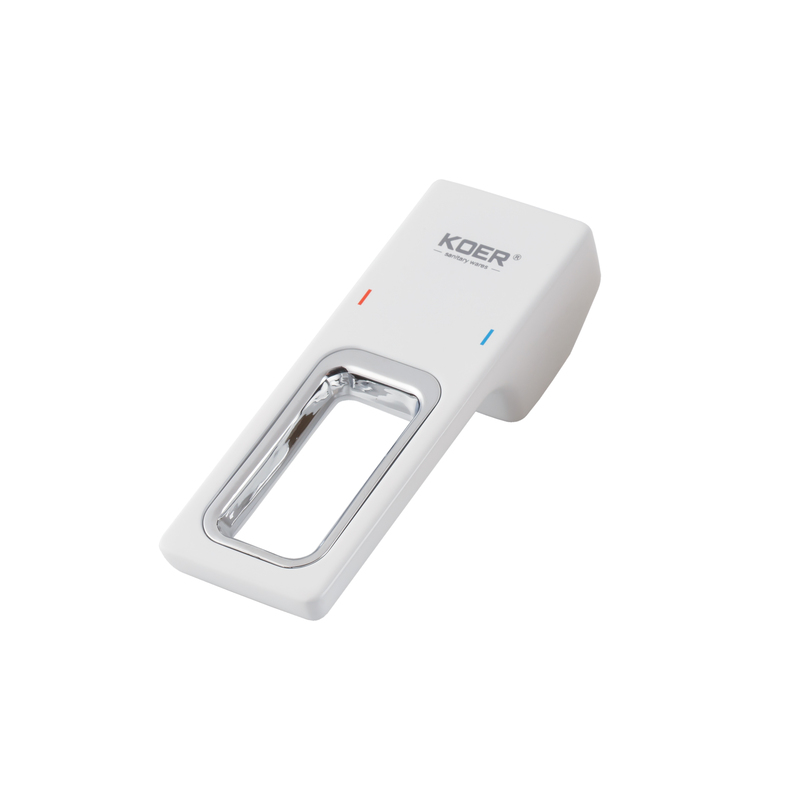 Смеситель для гигиенического душа встраиваемый Koer KB-23009-04 (Цвет хром+белый) (KR5982)