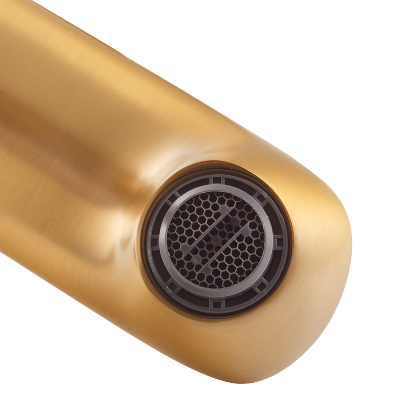 Змішувач для умивальника Haiba Milano 001 BRUSHED GOLD (HB9619)