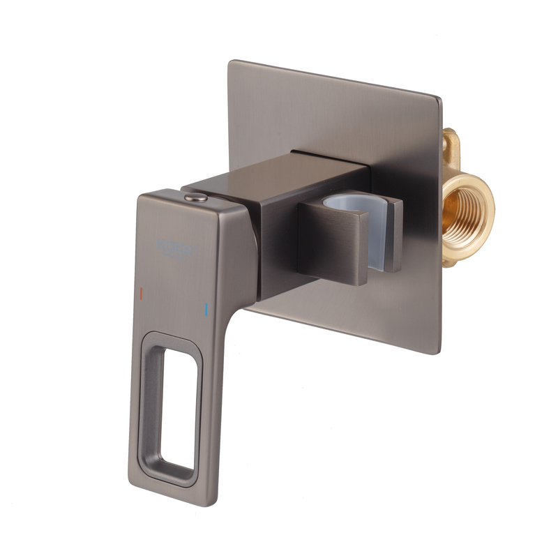 Смеситель для гигиенического душа Koer KB-23009-07 (Цвет графит) (KR5983)